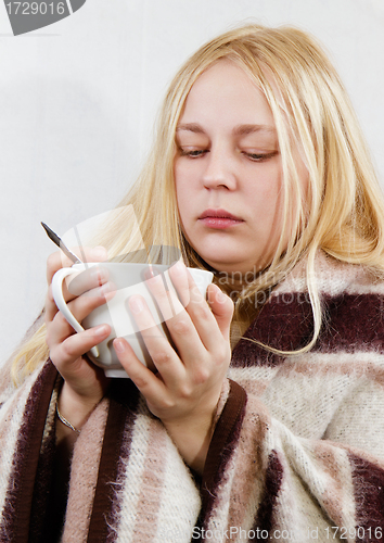 Image of girl with a cup