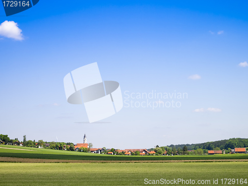 Image of blue sky bavaria