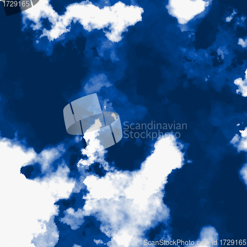 Image of blue color background