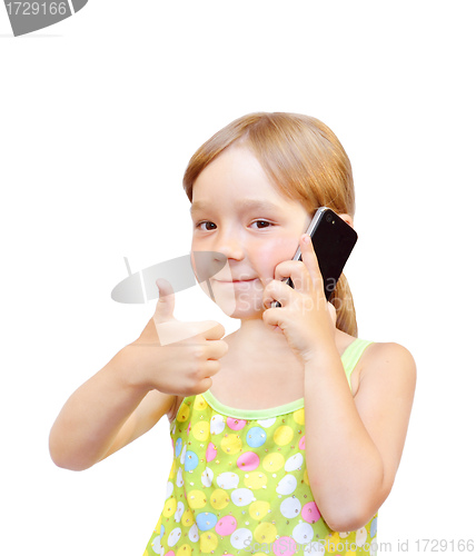 Image of The Child and telephone