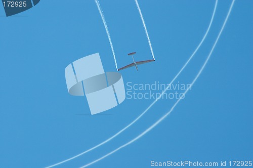 Image of Glider aerobatic