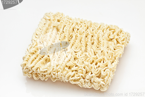 Image of Instant noodles isolated on white background