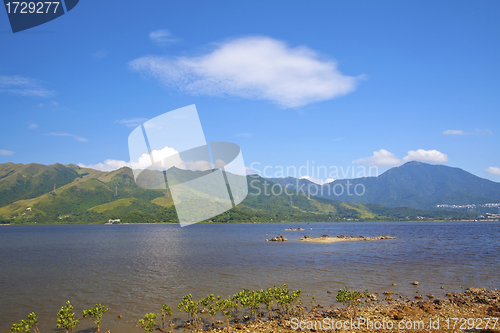 Image of Sea coast landscape in Hong Kong