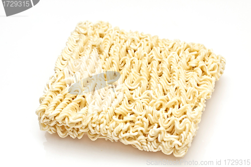 Image of Instant noodles isolated on white background