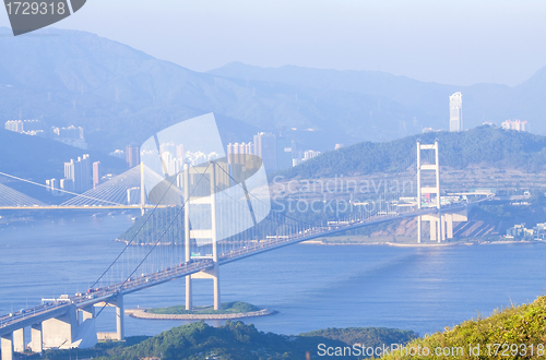 Image of Hong Kong bridges at day