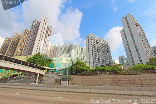 Image of Hong Kong downtown and public housing