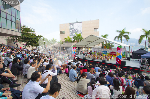 Image of HONG KONG - 13 NOV, Asian Ethnic Cultural Performances 2011 in T