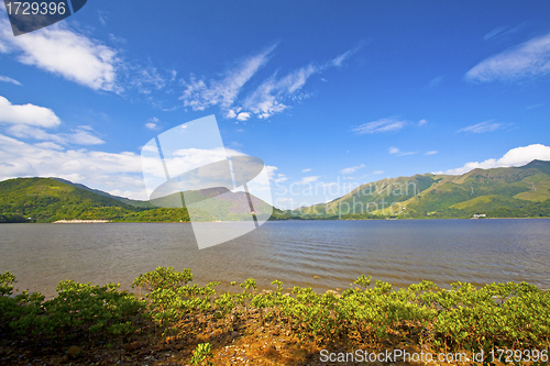 Image of Sea coast landscape in Hong Kong