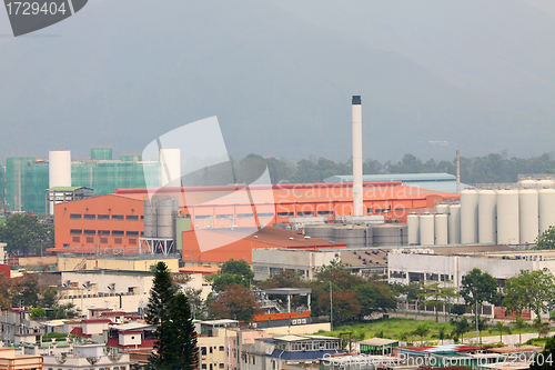 Image of Modern factories in Hong Kong