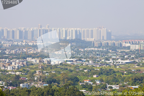 Image of Hong Kong new downtown area