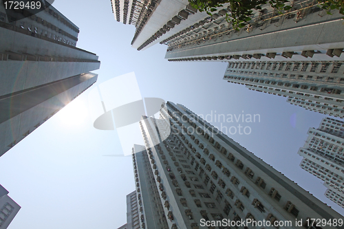 Image of Hong Kong apartment blocks