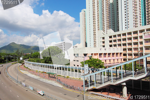 Image of Tin Shui Wai district in Hong Kong at day