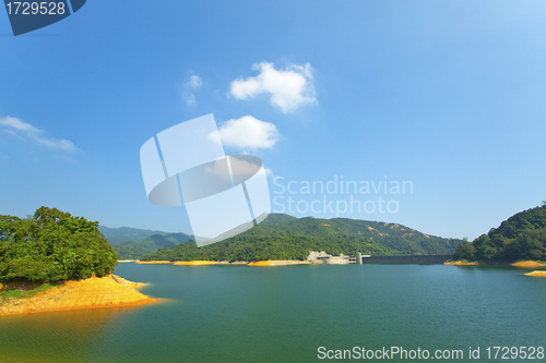 Image of Reservoir in Hong Kong at day