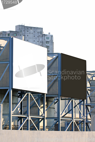 Image of Blank billboard outdoor for advertisment