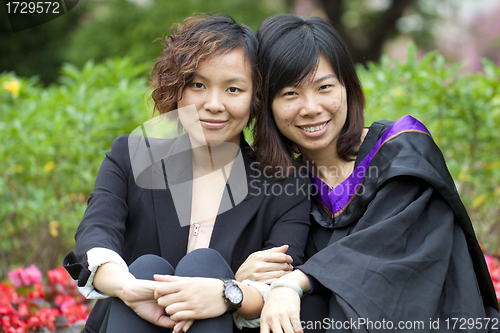 Image of Asian girls friendship forever