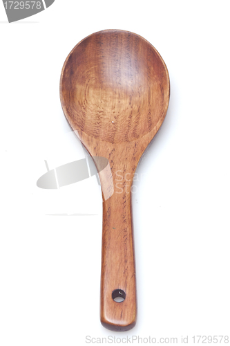 Image of Wooden spoon isolated on white background