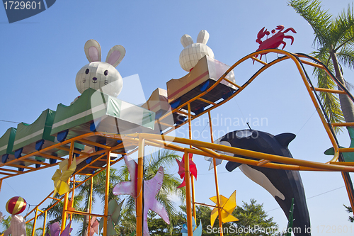 Image of HONG KONG - SEPT 13; Mid-Autumn Lantern Carnival on 13 September