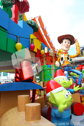 Image of HONG KONG - 13 NOV, Toy Story Christmas decorations release in H