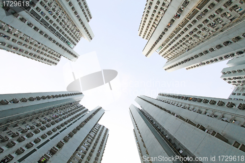 Image of Hong Kong apartment blocks