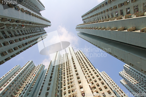 Image of Hong Kong apartment blocks