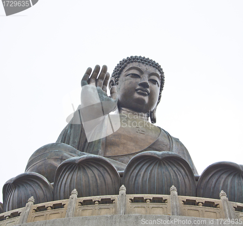 Image of The Big Buddha in Hong Kong Lantau Island