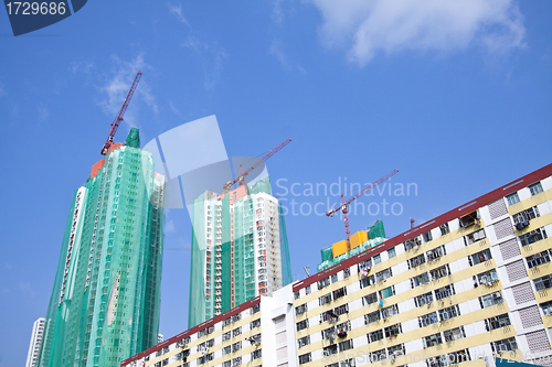 Image of Construction site in Hong Kong at day