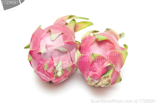 Image of Dragonfruits isolated on white background