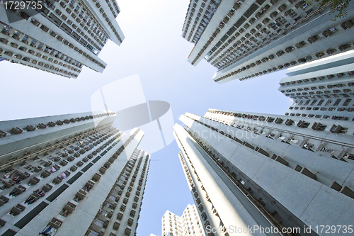 Image of Hong Kong apartment blocks