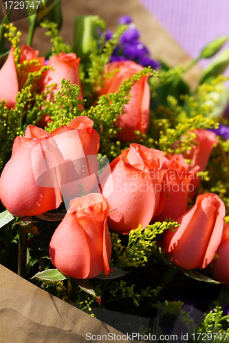 Image of Red roses for celebration