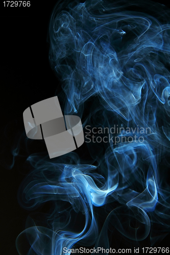 Image of Abstract of smoke on black