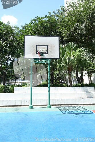 Image of Basketball court in housing estate
