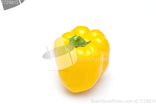 Image of Yellow pepper isolated on white background