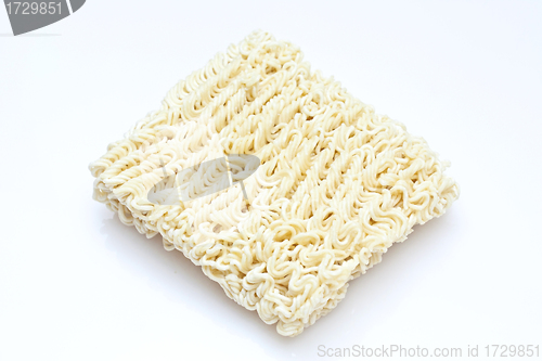 Image of Instant noodles isolated on white background