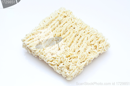 Image of Instant noodles isolated on white background