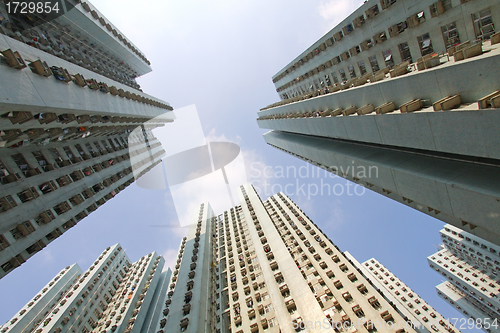 Image of Hong Kong apartment blocks