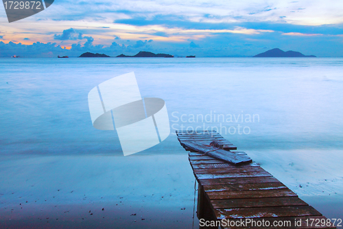 Image of Jetty sunset in Hong Kong