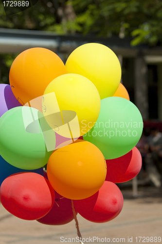 Image of Colorful air balloons 