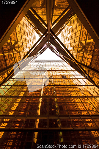 Image of Abstract image of office windows