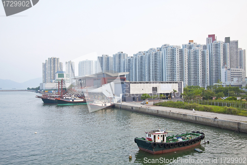 Image of Tuen Mun, one of a Hong Kong downtown.