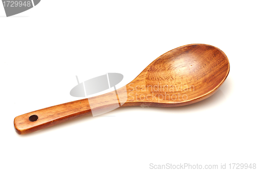 Image of Wooden spoon isolated on white background