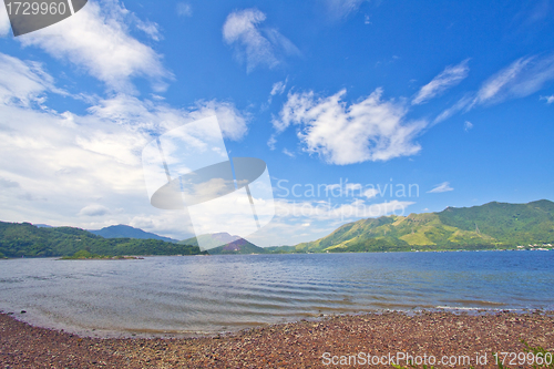 Image of Sea and mountain landscape 
