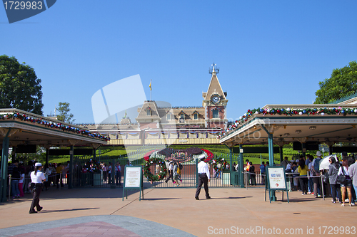 Image of Hong Kong Disneyland entrance