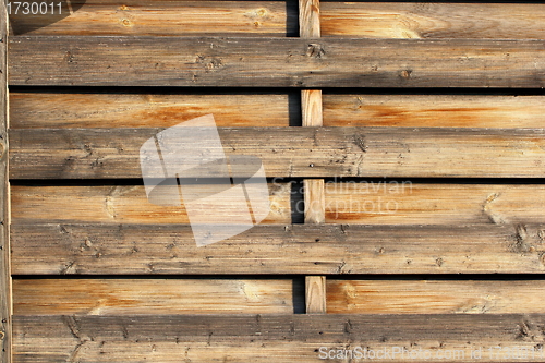 Image of old wooden fence texture