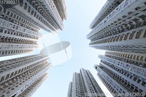 Image of Hong Kong apartment blocks