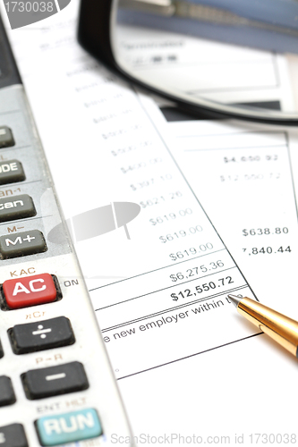 Image of Accounting and charts