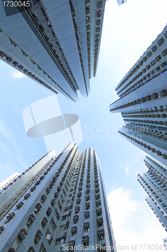 Image of Packed Hong Kong public apartments