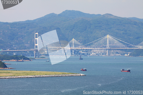 Image of Tsing Ma Bridge at day time