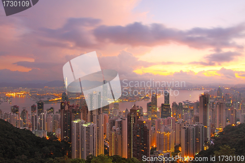Image of Hong Kong sunrise