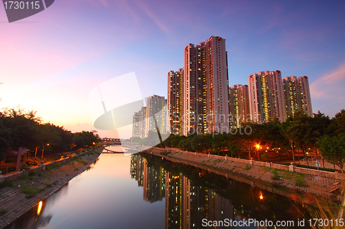 Image of Tin Shui Wai district, Hong Kong.