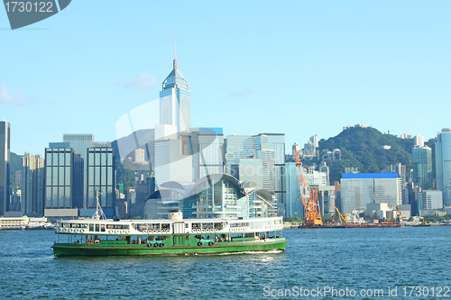 Image of Hong Kong harbour and star ferry